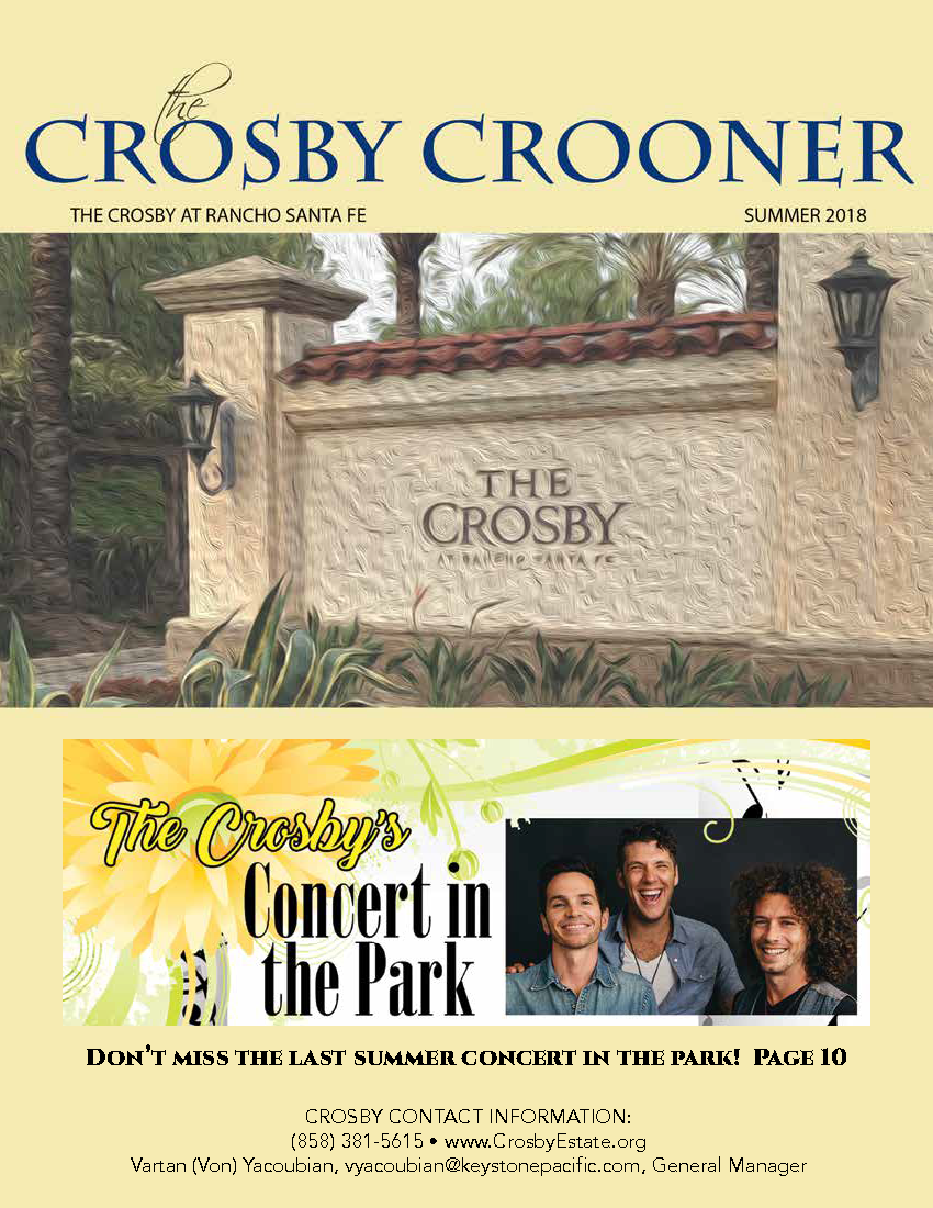 Summer 2018 Crosby Crooner Cover